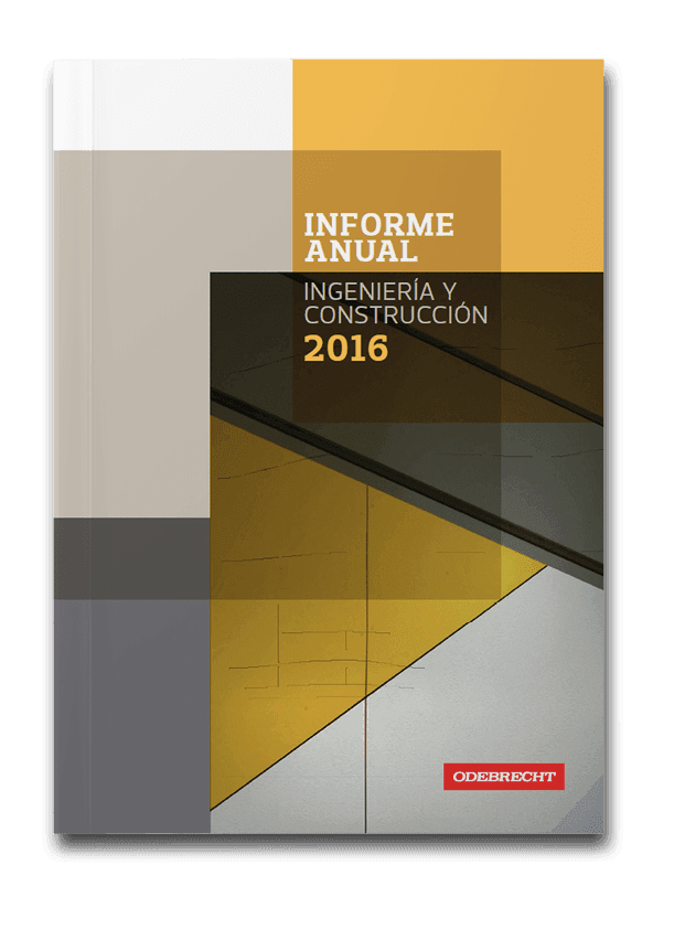 Capa do relatório Anual De Sustentabilidade 2016 da Odebrecht
