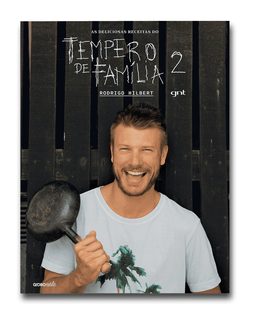 Capa do livro Tempero de Família 2, de Rodrigo Hilbert